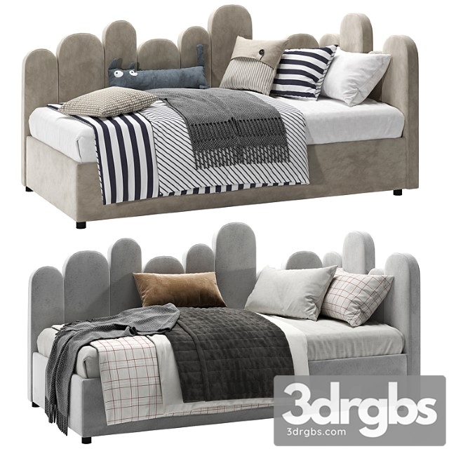 MMK Corner Bed 3dsmax Download - thumbnail 1