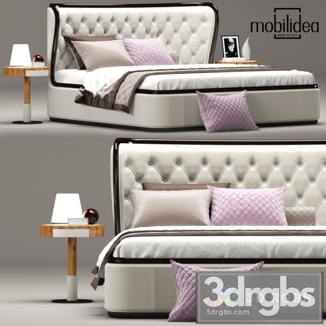 Mobilidea Margot Bed 3dsmax Download - thumbnail 1