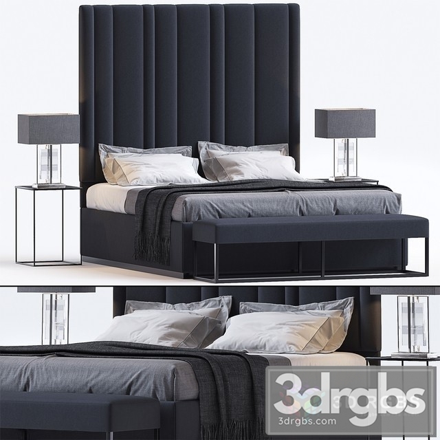 Moderm Luxury Bed 4 3dsmax Download - thumbnail 1