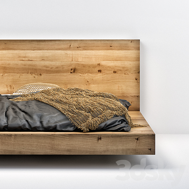 Modern bed 006 3DSMax File - thumbnail 3