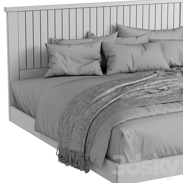 Modern bed 13 3DSMax File - thumbnail 4