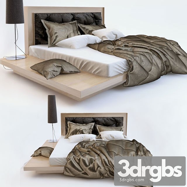 Modern Bed 28 3dsmax Download - thumbnail 1