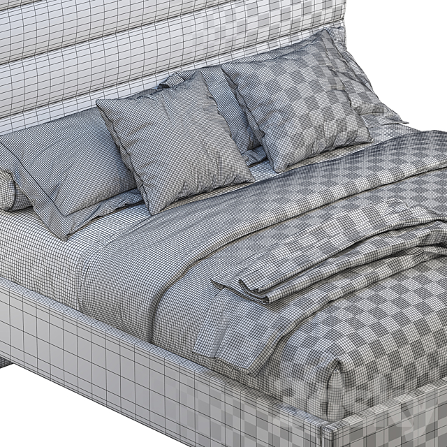 Modloft prince bed 3DSMax File - thumbnail 3