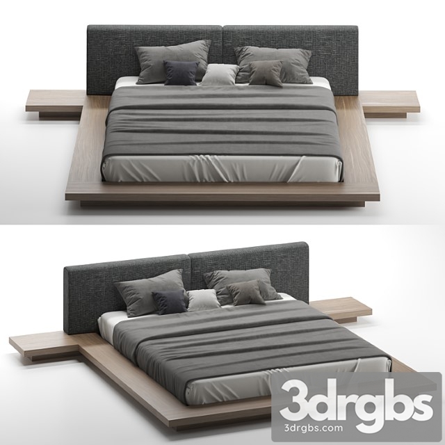 Modloft Worth Bed 3dsmax Download - thumbnail 1