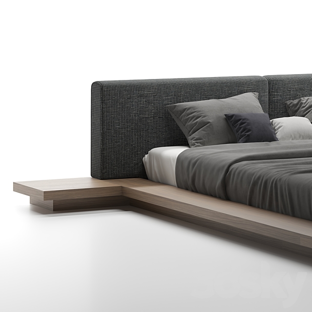 Modloft worth bed 3DSMax File - thumbnail 2