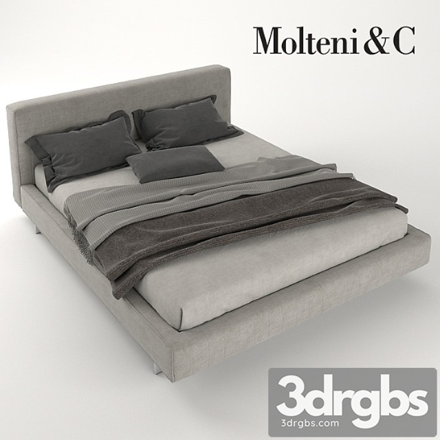 Molteni Bed 3 3dsmax Download - thumbnail 1