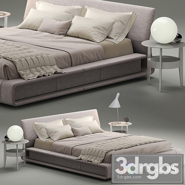 Molteni Clip Bed 3dsmax Download - thumbnail 1