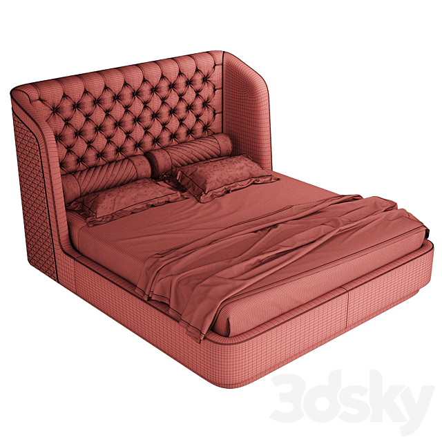 Monh bed 3DSMax File - thumbnail 4