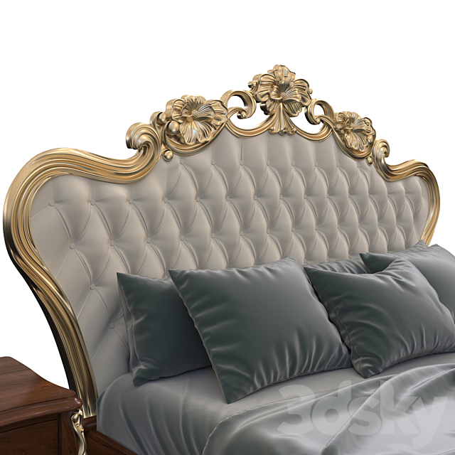 Morello Gianpaolo Bed 3DS Max Model - thumbnail 2