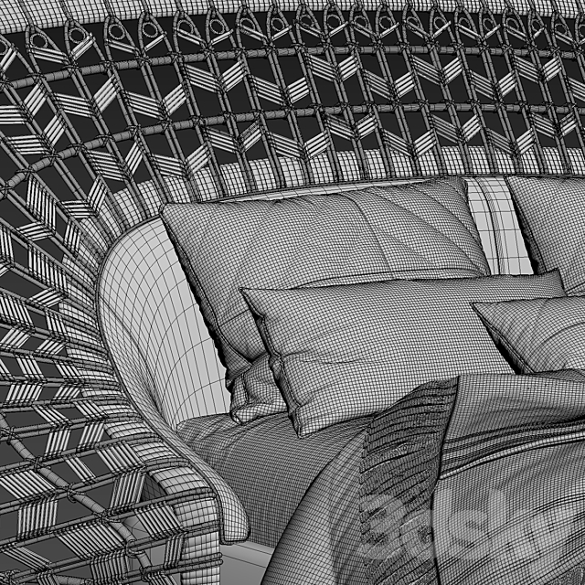 My design bed 3DS Max Model - thumbnail 3