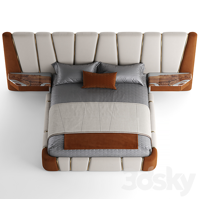 My design bed 3DS Max Model - thumbnail 2