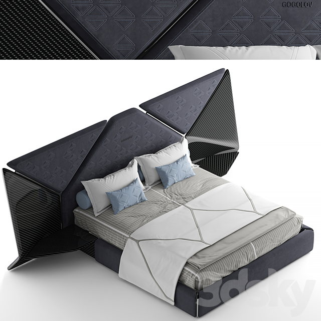 My design bed 3DSMax File - thumbnail 2