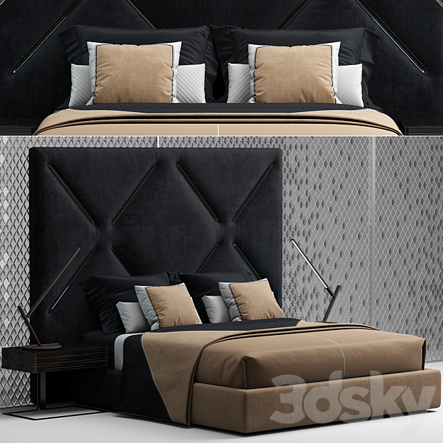 My design bed 3DSMax File - thumbnail 1