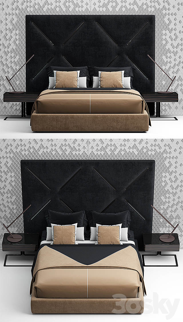 My design bed 3DSMax File - thumbnail 2