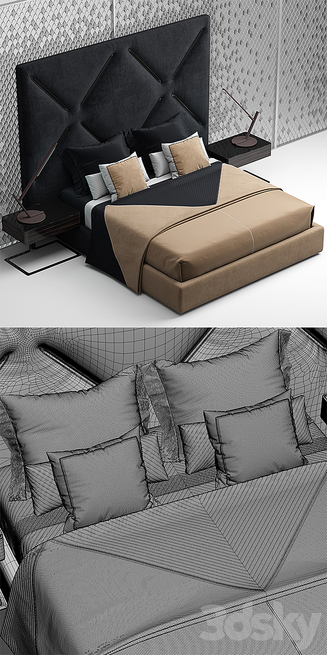 My design bed 3DSMax File - thumbnail 3