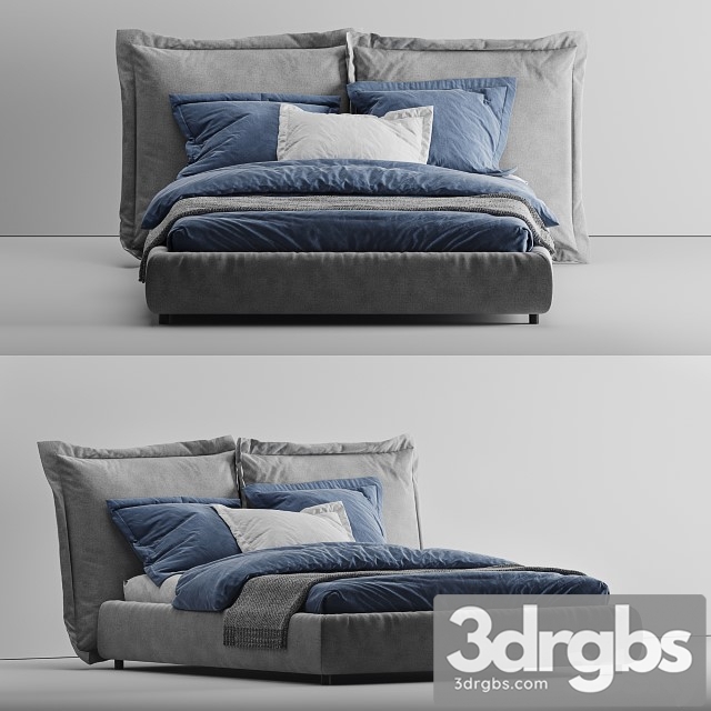 My Home Collection Face Bed 3dsmax Download - thumbnail 1