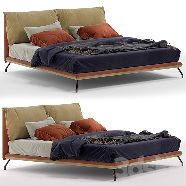 My Home Collection Freely Bed 3DSMax File - thumbnail 1