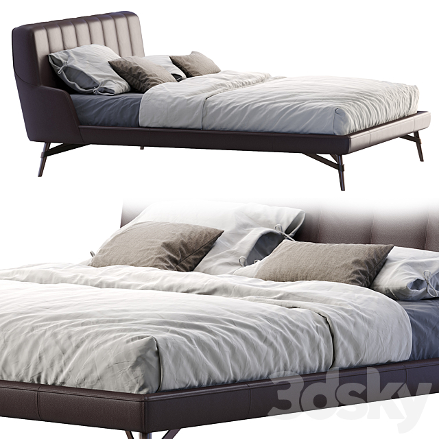 Natuzzi bed SVEVO 3DSMax File - thumbnail 1