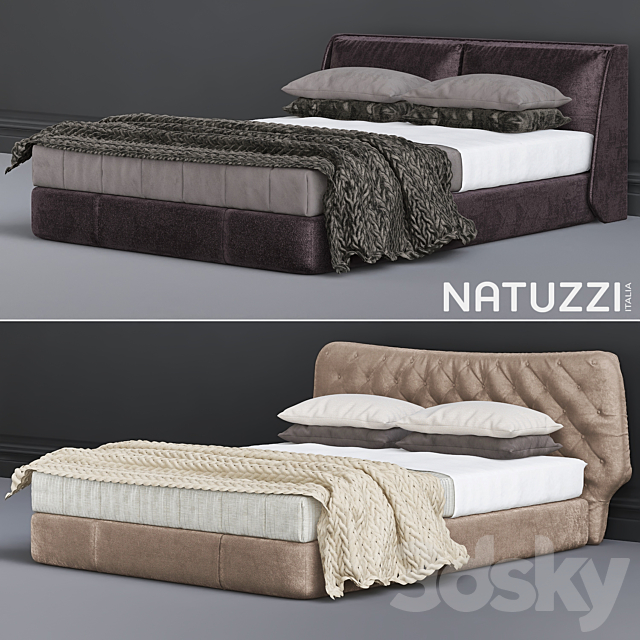 Natuzzi bedroom furniture 3DSMax File - thumbnail 1