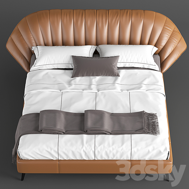 NATUZZI CALA BED 3DSMax File - thumbnail 2