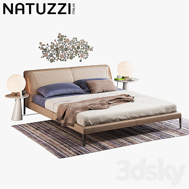 Natuzzi Diamante set 3DSMax File - thumbnail 1