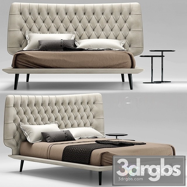 Natuzzi Dolce Vita Bed 3dsmax Download - thumbnail 1