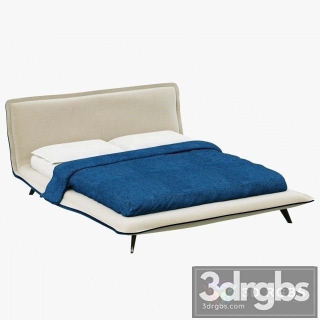 Natuzzi Piuma Bed 3dsmax Download - thumbnail 1