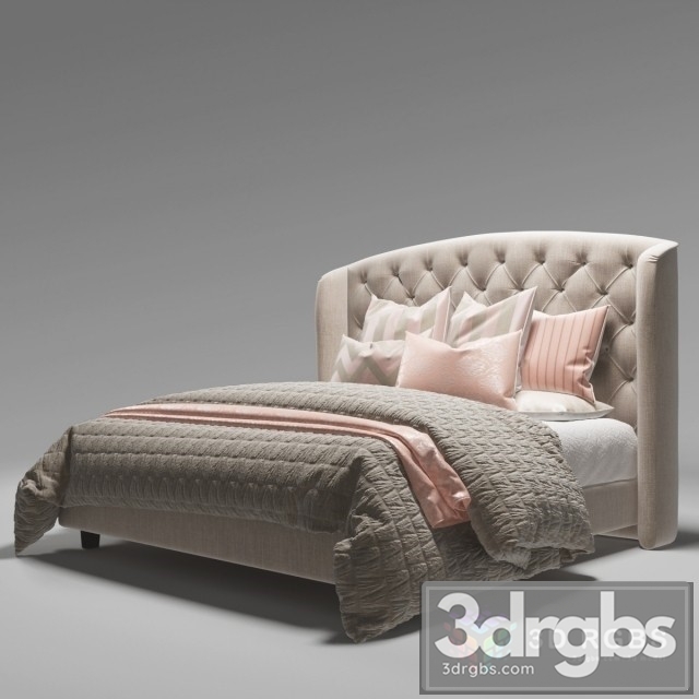 Neoclassic Bed 2 3dsmax Download - thumbnail 1