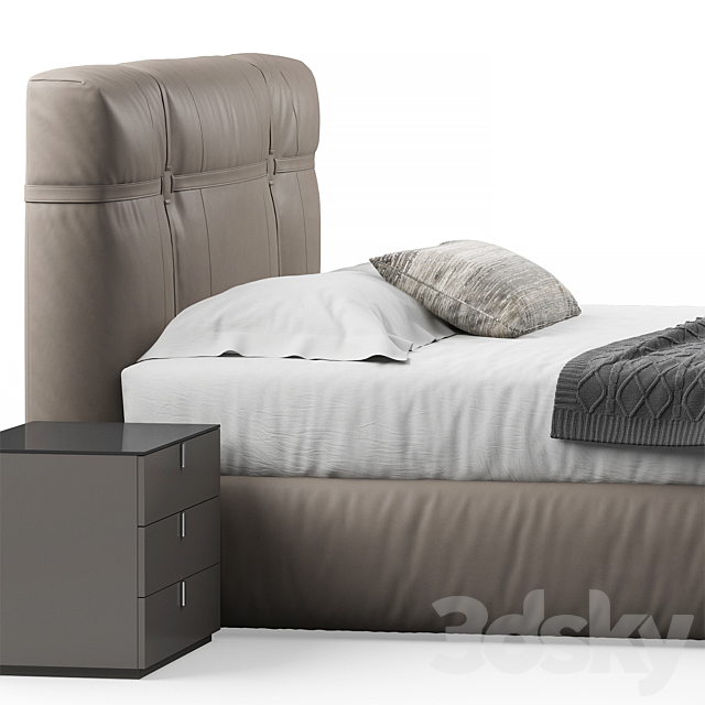 New bond bed by flou 3DSMax File - thumbnail 2