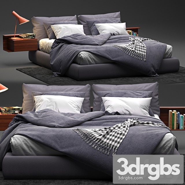 Newbridge flexform bed 2 3dsmax Download - thumbnail 1