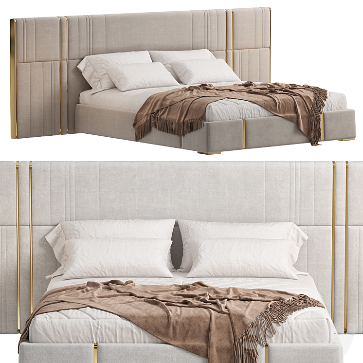 NOVA BED 3DS Max Model - thumbnail 2