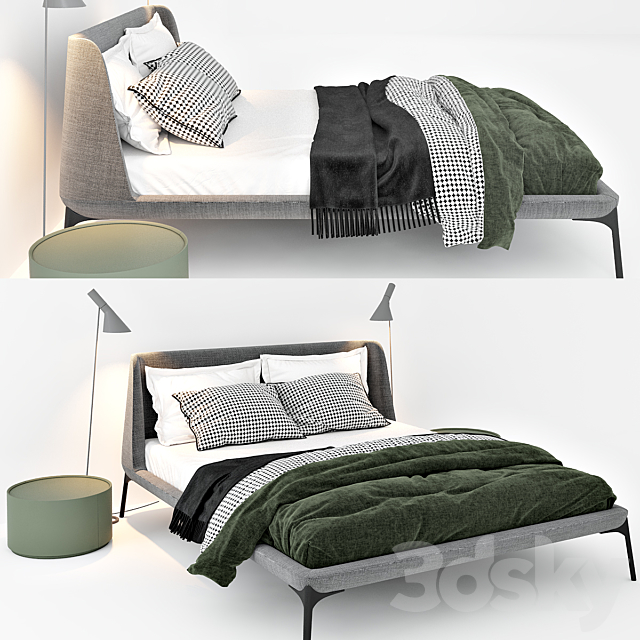 Novamobili bed 3DSMax File - thumbnail 1