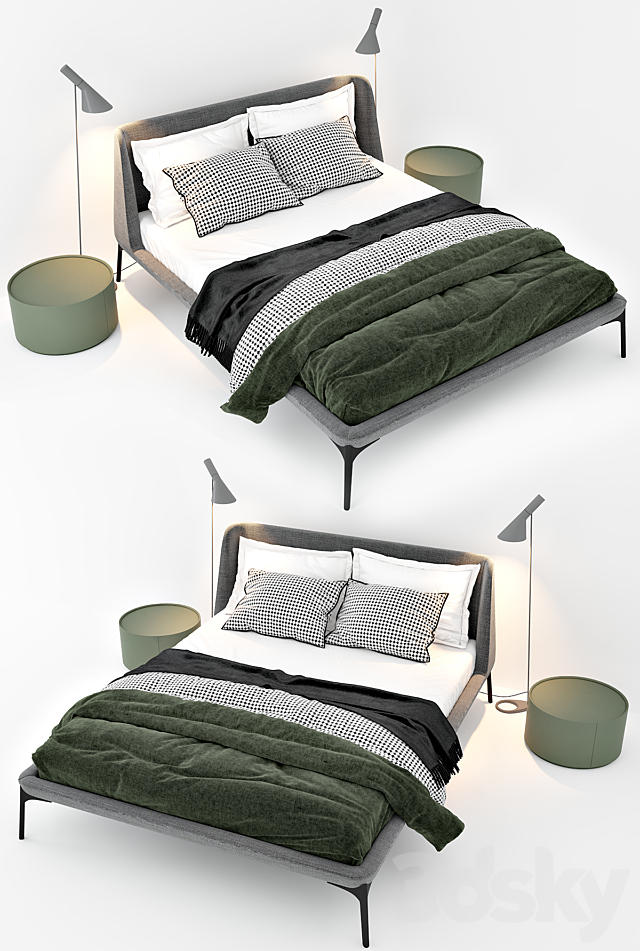 Novamobili bed 3DSMax File - thumbnail 2