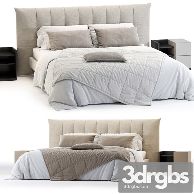 Novamobili Groove Silvia Prevedello Bed No 2 3dsmax Download - thumbnail 1