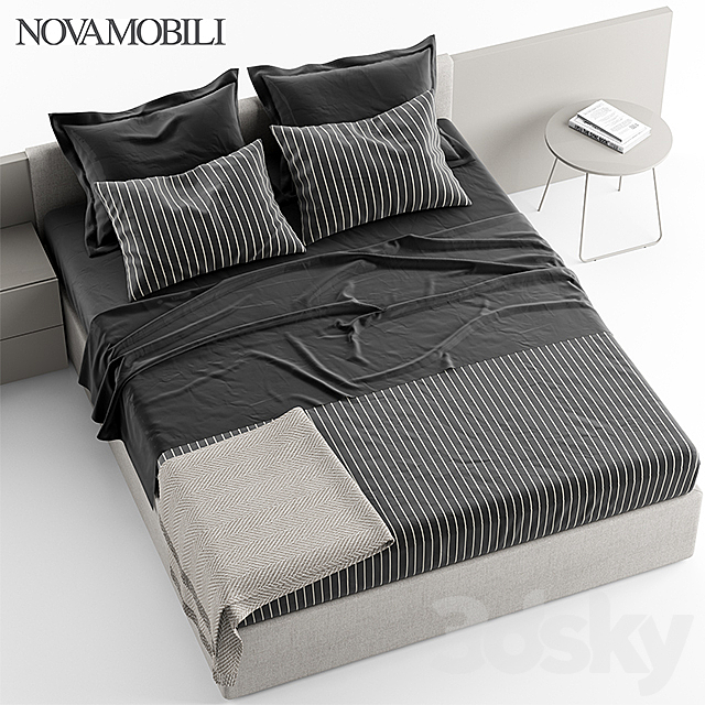 NOVAMOBILI LINE BED 3ds Max - thumbnail 1