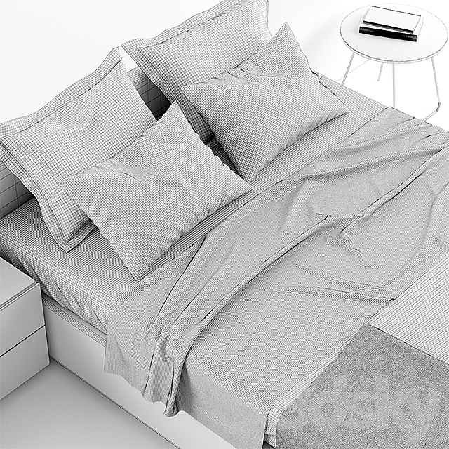 NOVAMOBILI LINE BED 3ds Max - thumbnail 3