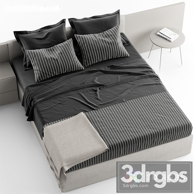 Novamobili Line Bed 3dsmax Download - thumbnail 1