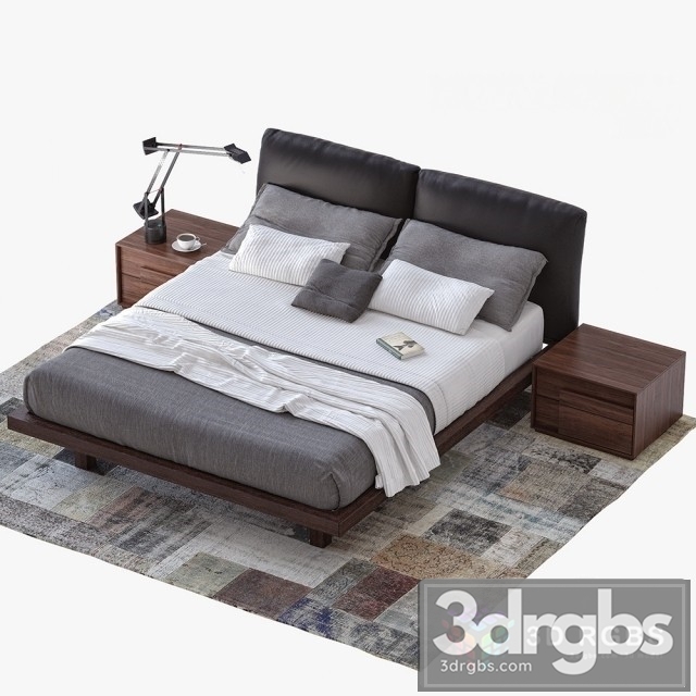 Novamobili Nido Bed 3dsmax Download - thumbnail 1