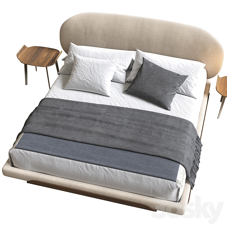 Olos Bed by Bonaldo 3DS Max Model - thumbnail 2