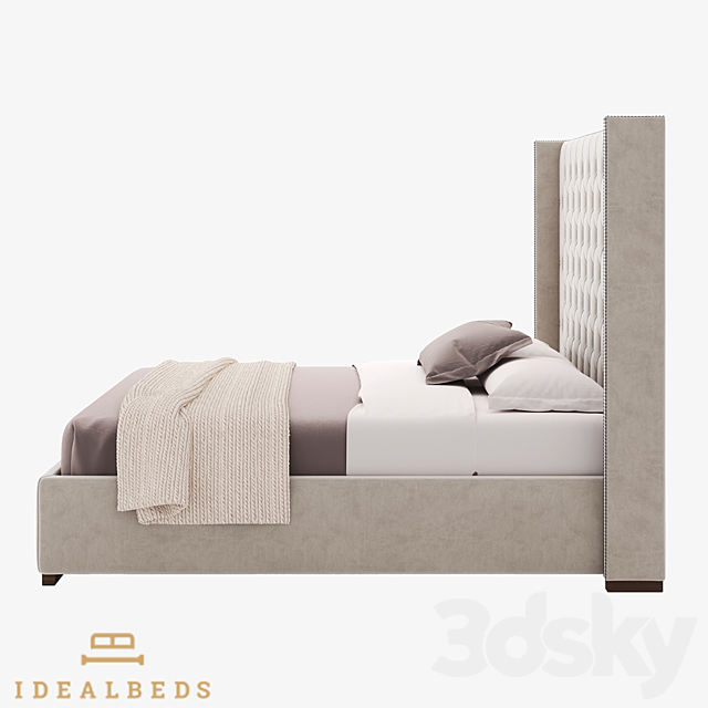 Om Adler Diamond Bed 3DSMax File - thumbnail 3