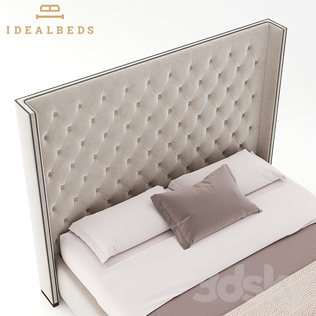 Om Adler Diamond Bed 3DSMax File - thumbnail 4