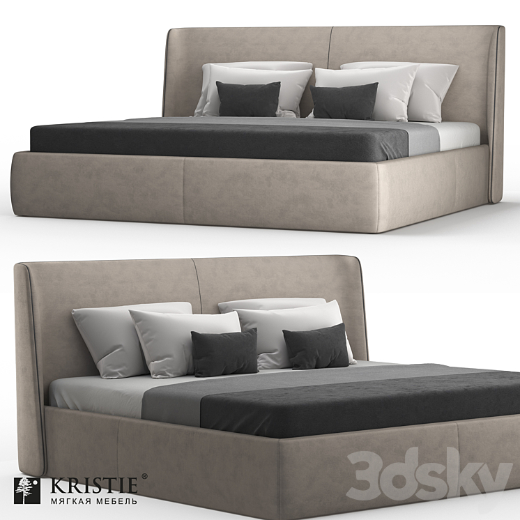 OM bed KRISTIE mebel DOLCE VITA 3DS Max - thumbnail 1