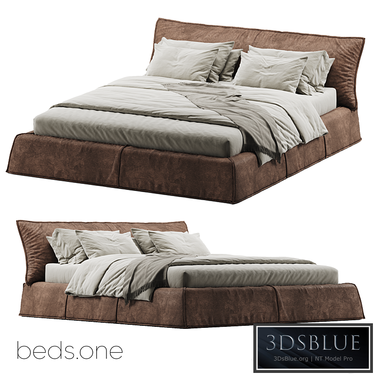 OM beds.one – Sono bed 3DS Max - thumbnail 3