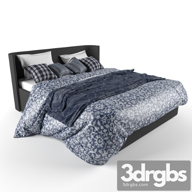 One Fifth Bed 3dsmax Download - thumbnail 1