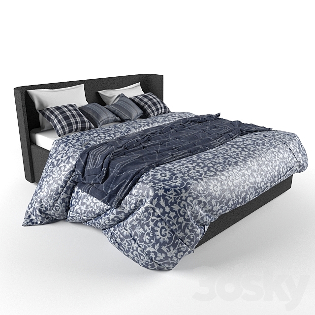 One fifth bed bed 3DSMax File - thumbnail 1