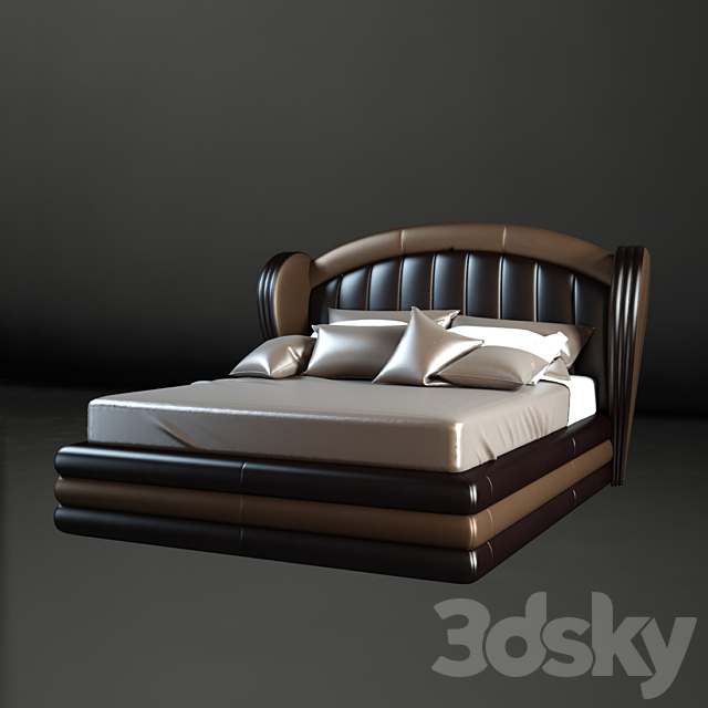 Orion Turri Bed 3ds Max - thumbnail 1