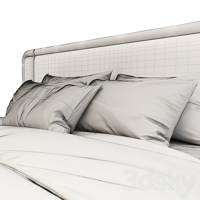 Pa-Modern-Wooden-Bed-03 3DSMax File - thumbnail 5