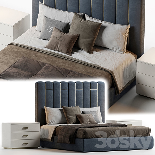 Pablo bed 3DS Max Model - thumbnail 2