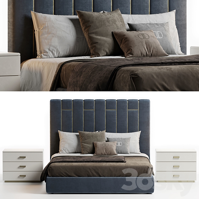 Pablo bed 3DS Max Model - thumbnail 3