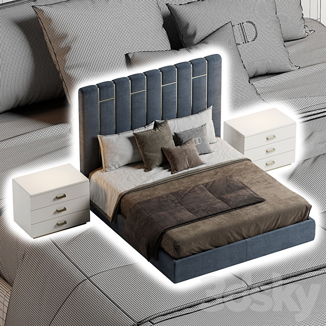 Pablo bed 3DS Max Model - thumbnail 5